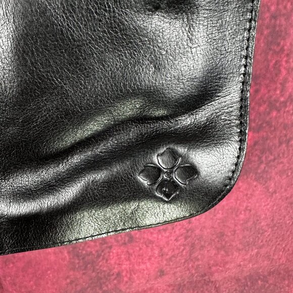 PATRICIA NASH SOPHIA HOBO CROSSBODY BAG PURSE IN BLACK, LEATHER - Picture 7 of 16